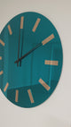 Oversized Mirrored Acrylic Wall Clock