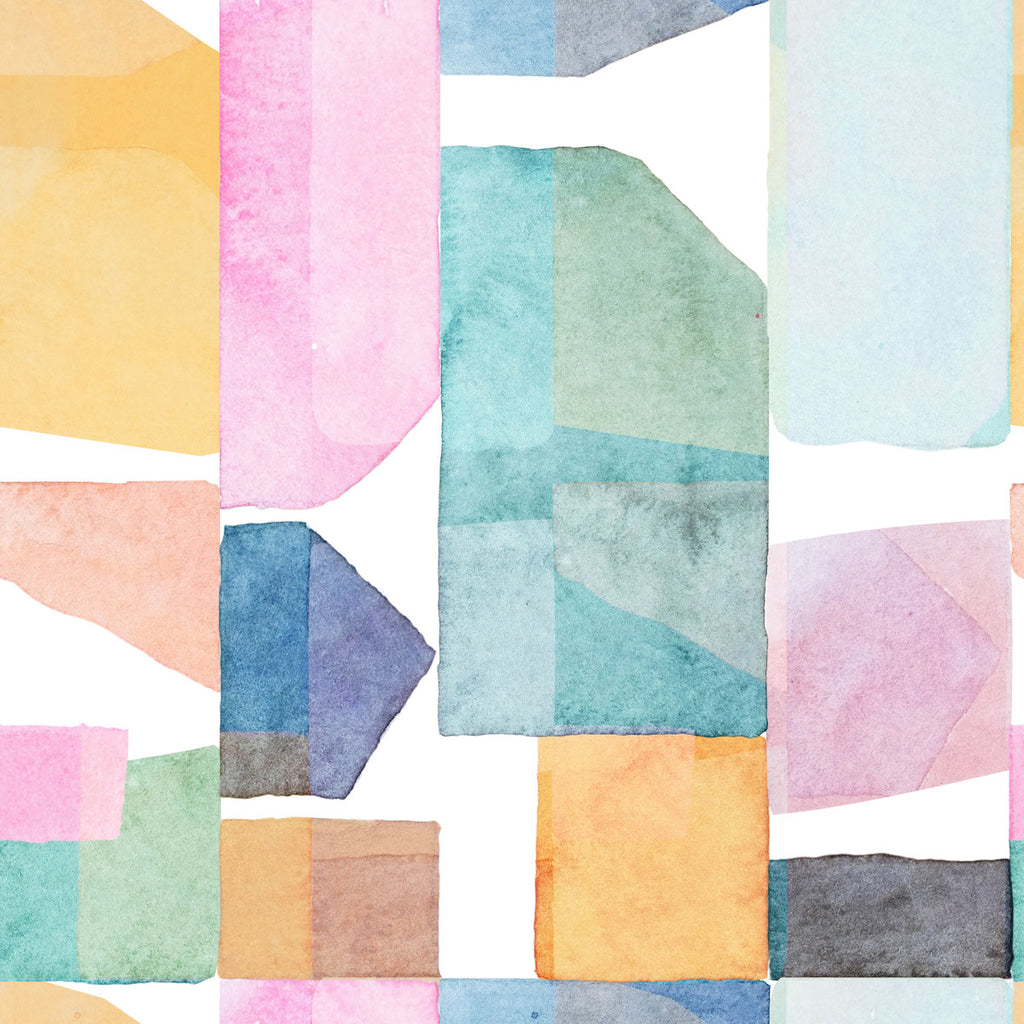Colorful Geometric Elements Wallpaper