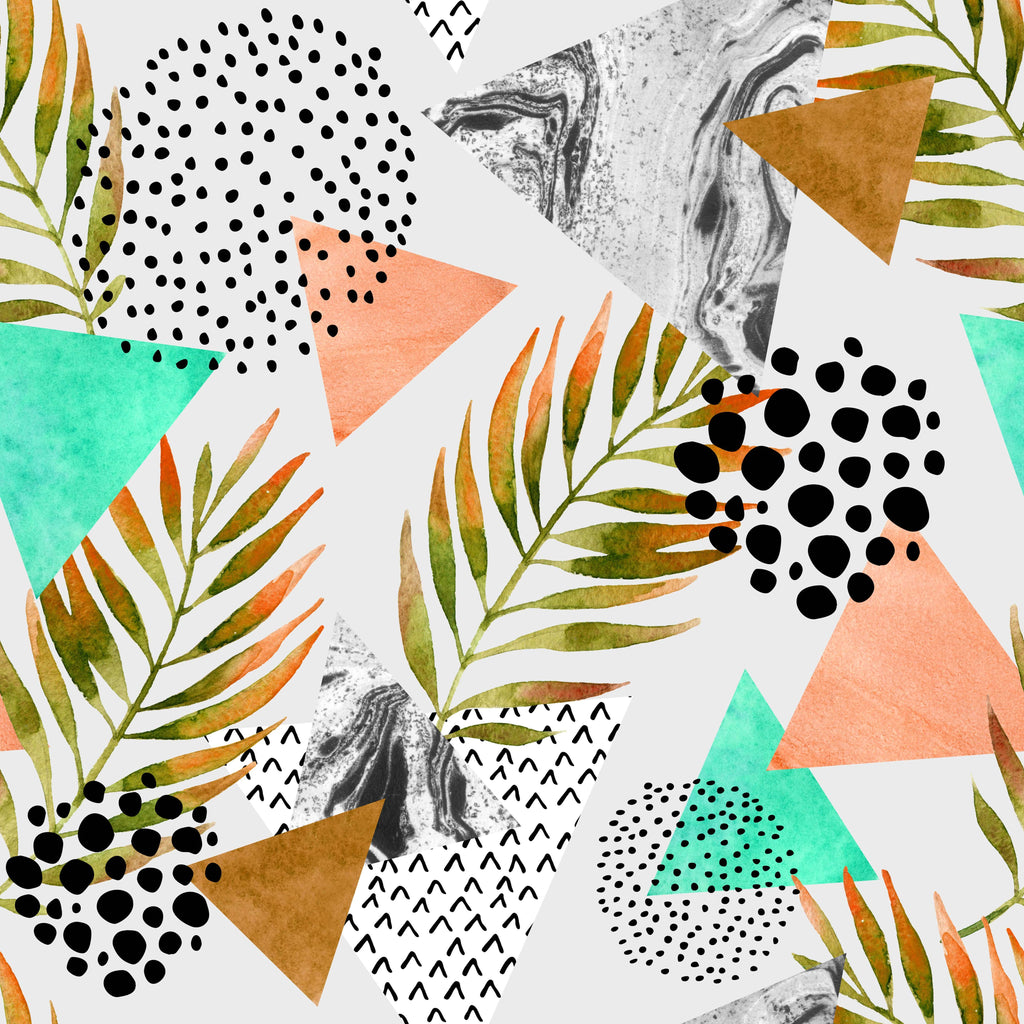 uniQstiQ Tropical Abstract Tropical Leaves Wallpaper Wallpaper