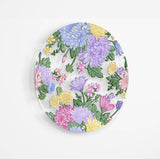 Asters Pattern Printed Transparent Acrylic Circle - uniqstiq