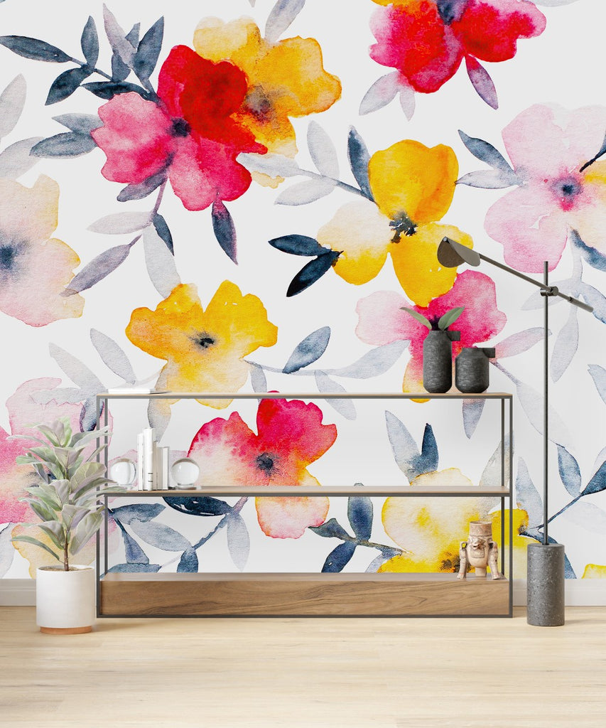 Summer Flowers Wallpaper uniQstiQ Murals