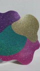 Glitter Abstract Art Wall Decor Wall Sculpture