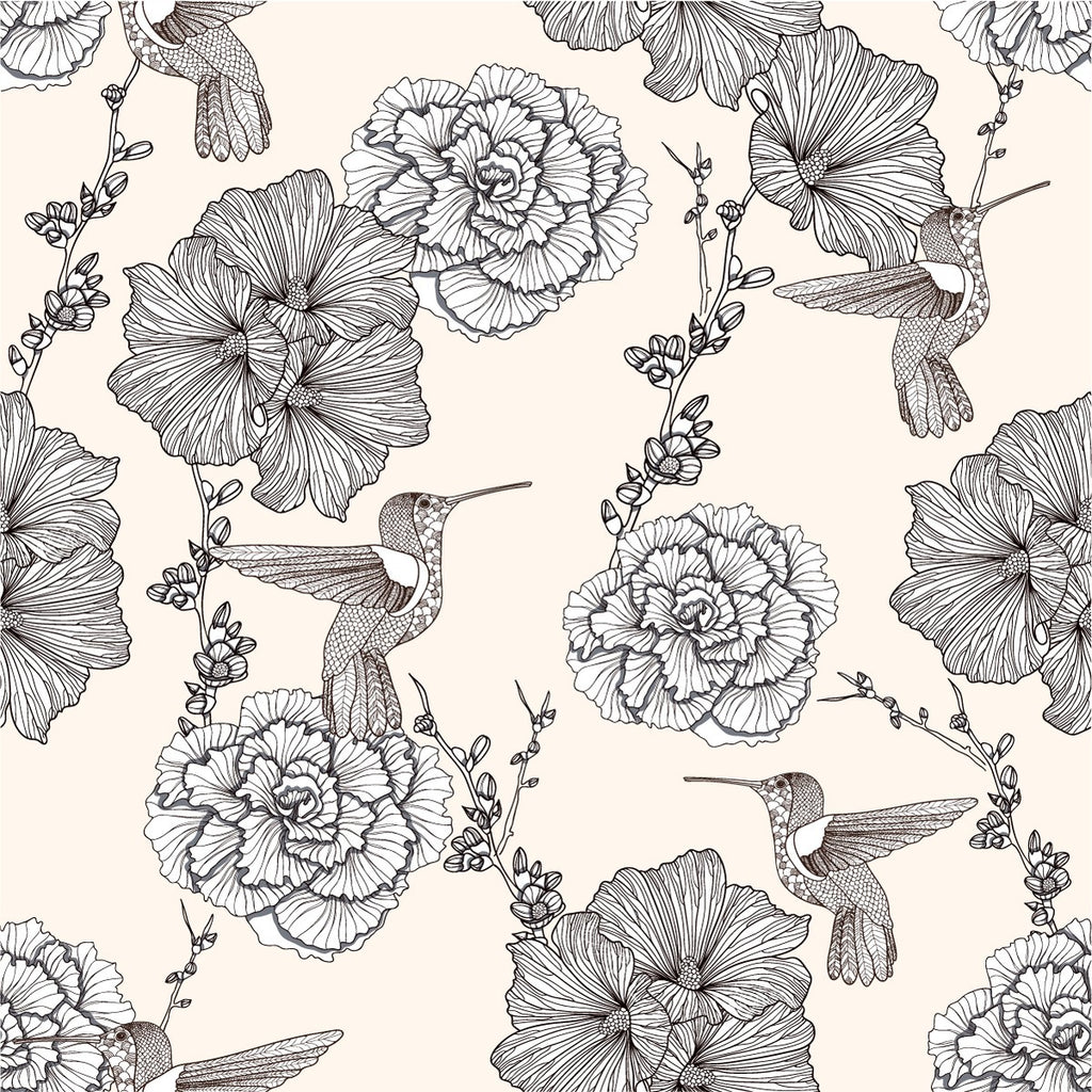 Hummingbird Wallpaper uniQstiQ Floral