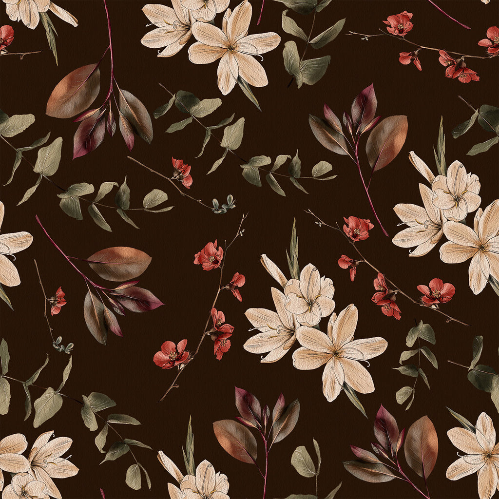 Dark Floral Wallpaper  uniQstiQ Floral