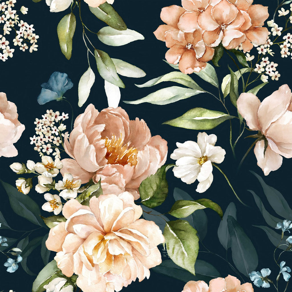 Beige Flowers Wallpaper  uniQstiQ Murals