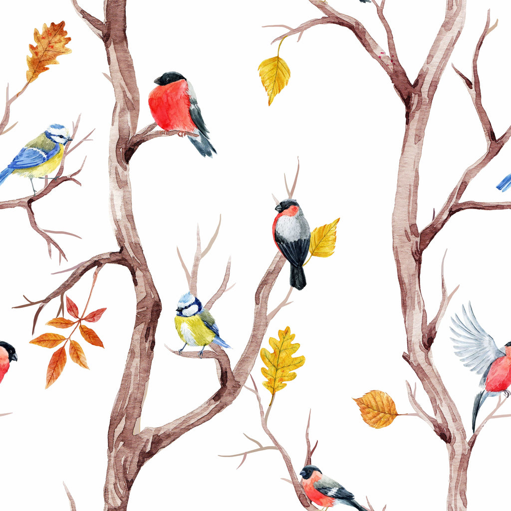 uniQstiQ Kids Birds and Branches Wallpaper Wallpaper