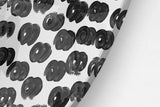 Black Pattern Printed Transparent Acrylic Circle - uniqstiq