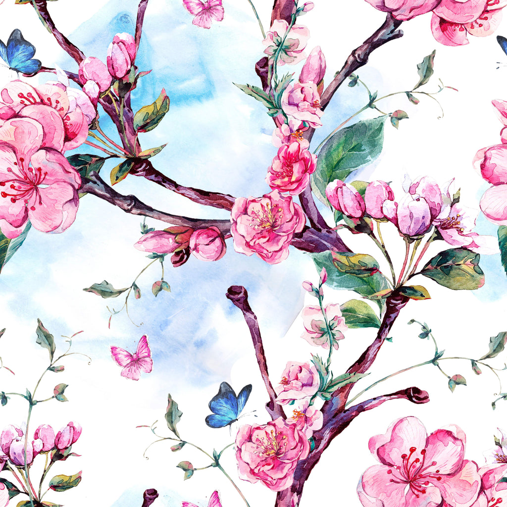 uniQstiQ Floral Blooming Sakura Wallpaper Wallpaper