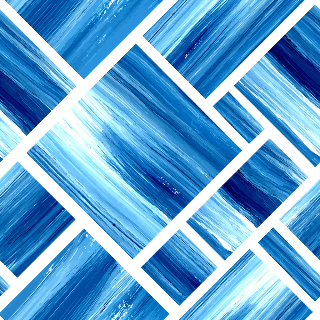 uniQstiQ Geometric Blue Squares Wallpaper Wallpaper