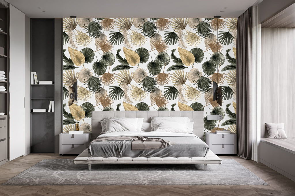 Leaves Pattern Wallpaper uniQstiQ Tropical