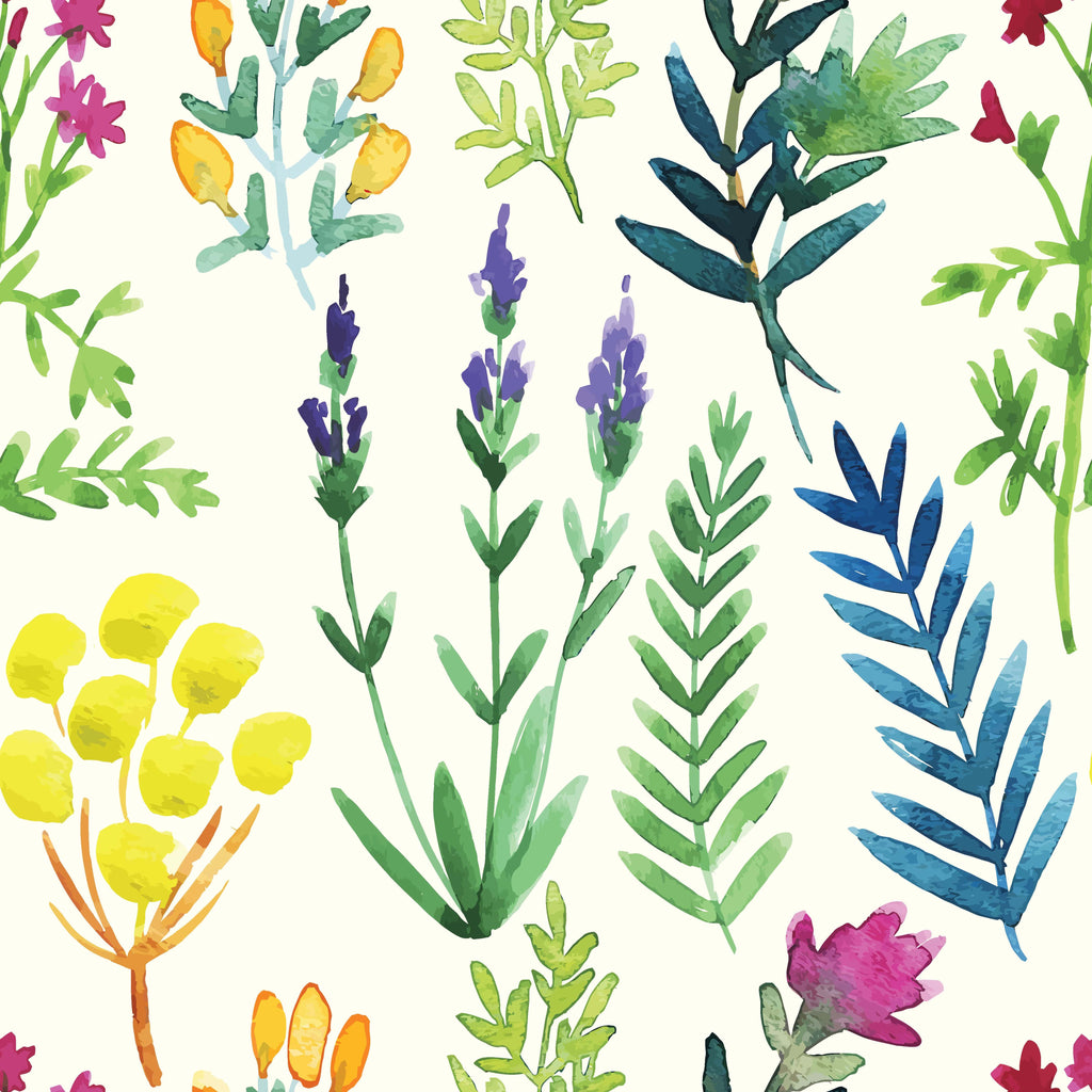 uniQstiQ Botanical Botanical Mix Wallpaper Wallpaper