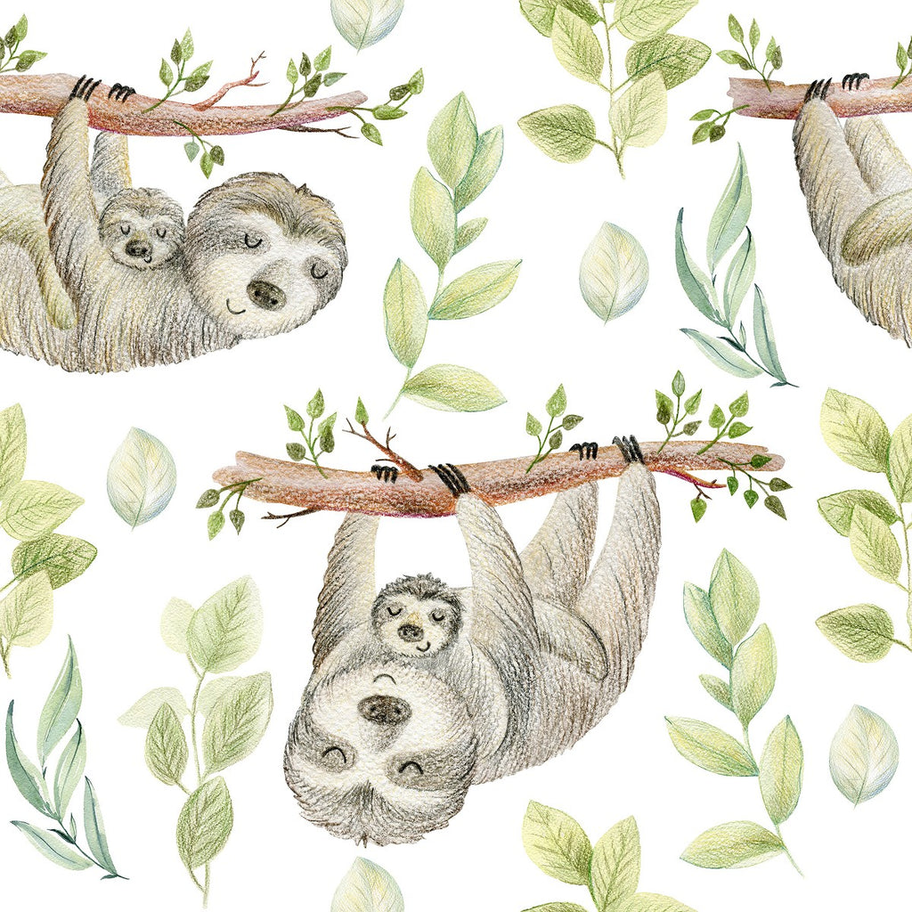 Sloth Wallpaper  uniQstiQ Kids