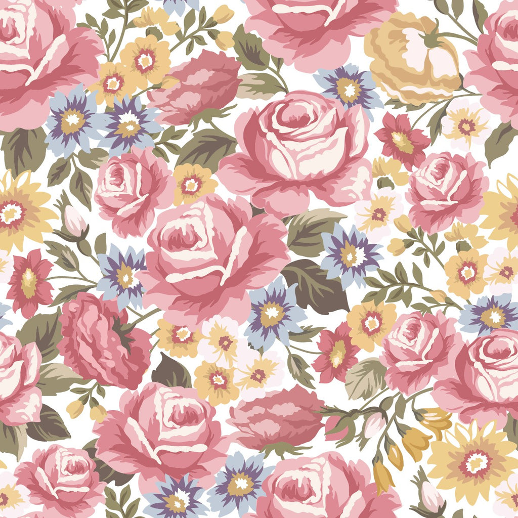 Pink Roses Wallpaper uniQstiQ Murals