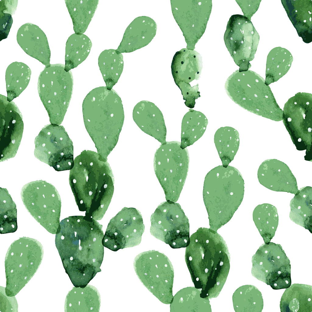 uniQstiQ Tropical Cacti Pattern Wallpaper Wallpaper