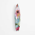 Cactus with Poppy Flowers Acrylic Surfboard Wall Art - uniqstiq
