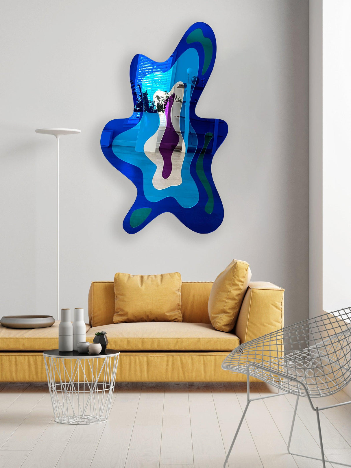 extra-large-wall-art-mirrored-acrylic-art-made-in-usa-luxury-gift-mirror-wall-decor-wall-sculpture-abstract-wall-decor-blob-art