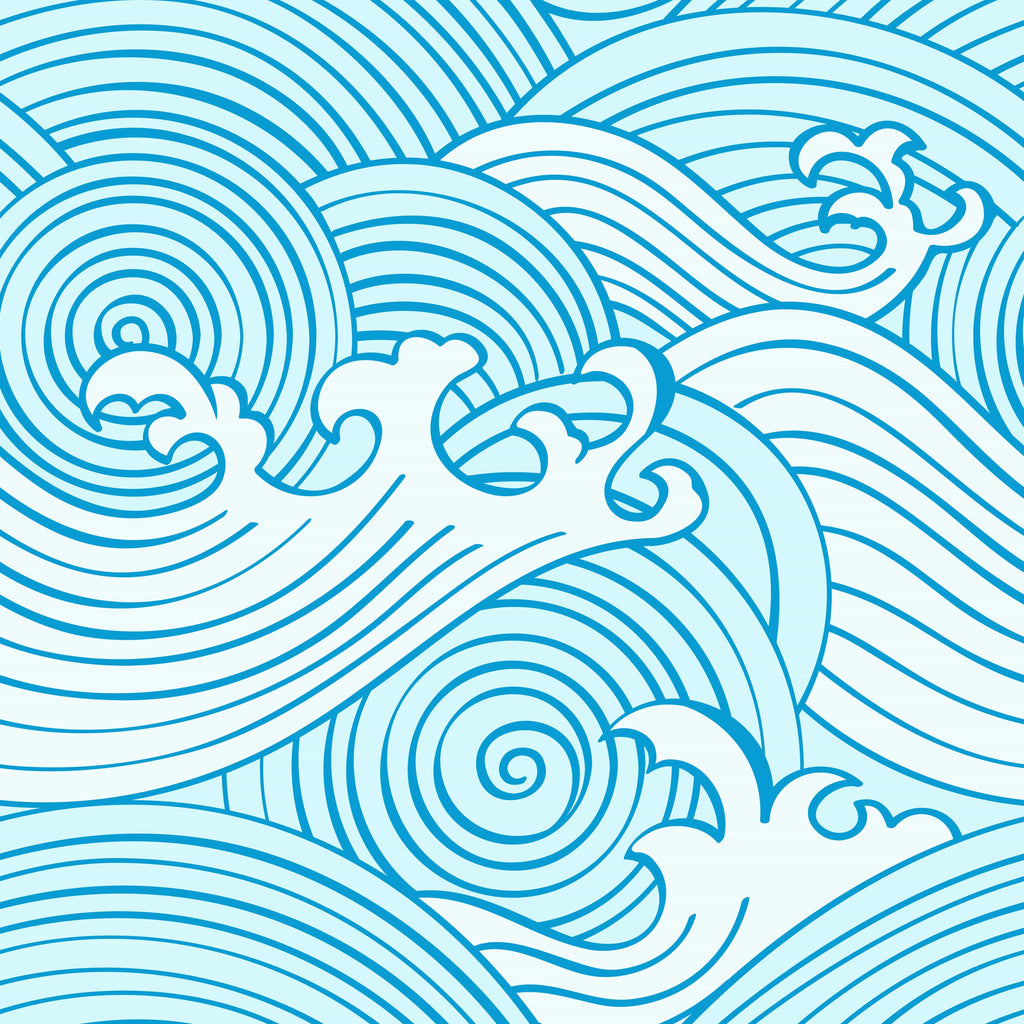 uniQstiQ Kids Curly Waves Wallpaper Wallpaper