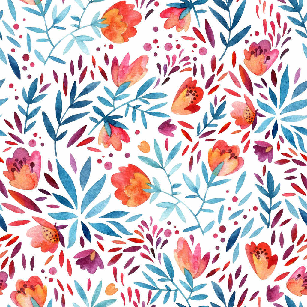 uniQstiQ Floral Cute Flowers Wallpaper Wallpaper