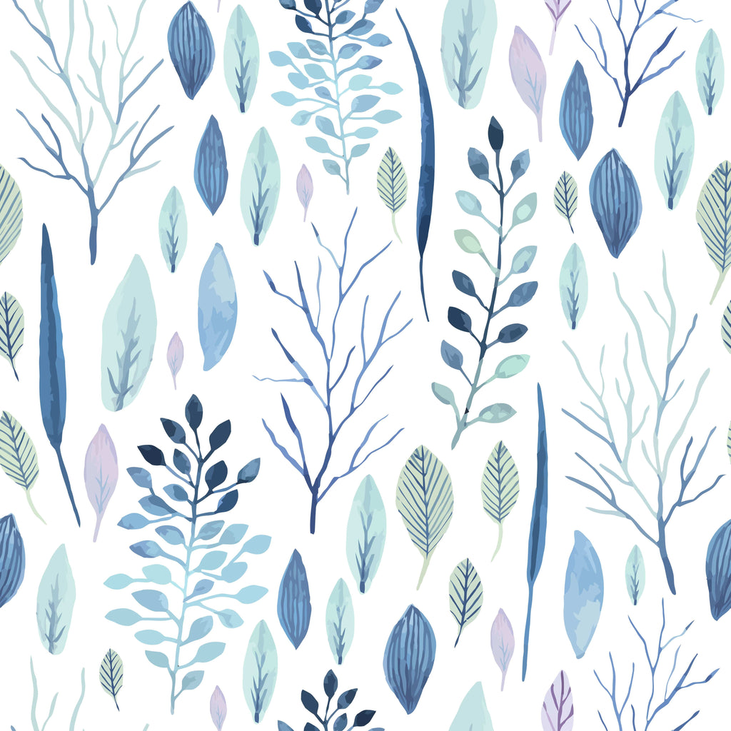 uniQstiQ Botanical Cute Forest Leaves Wallpaper Wallpaper