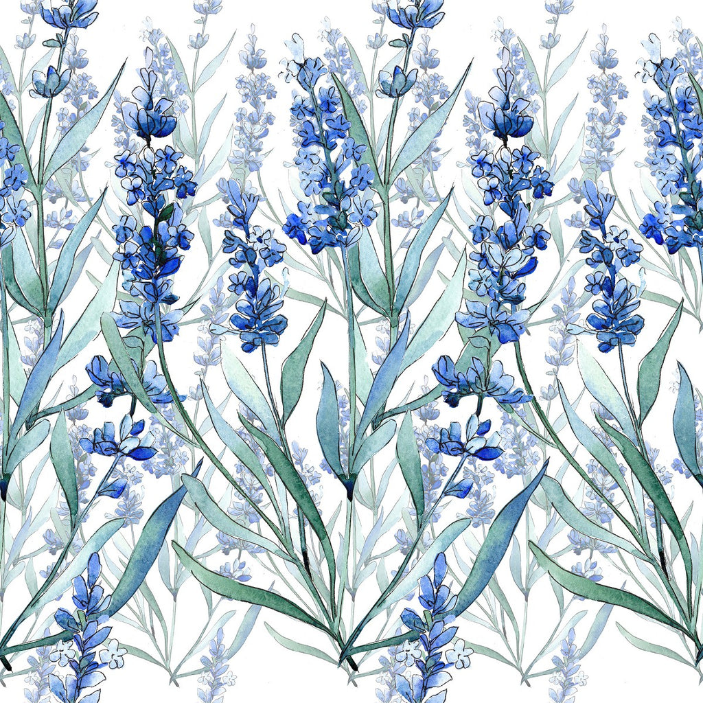 Meadow Blue Flowers Wallpaper uniQstiQ Floral