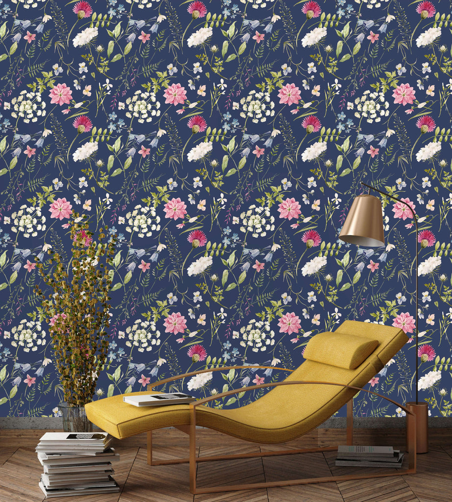 uniQstiQ Floral Delicate Flowers Wallpaper Wallpaper
