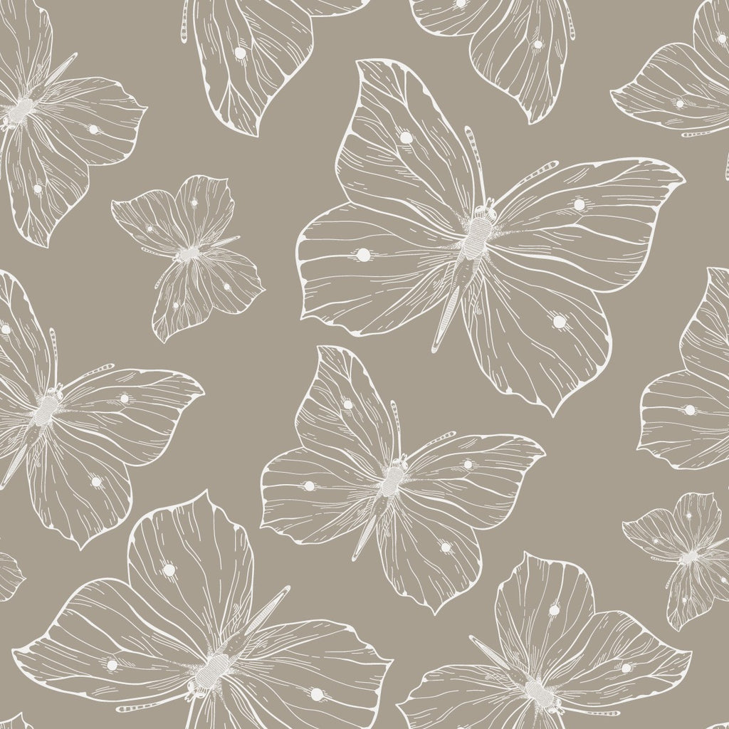 Butterflies Pattern Wallpaper  uniQstiQ Vintage