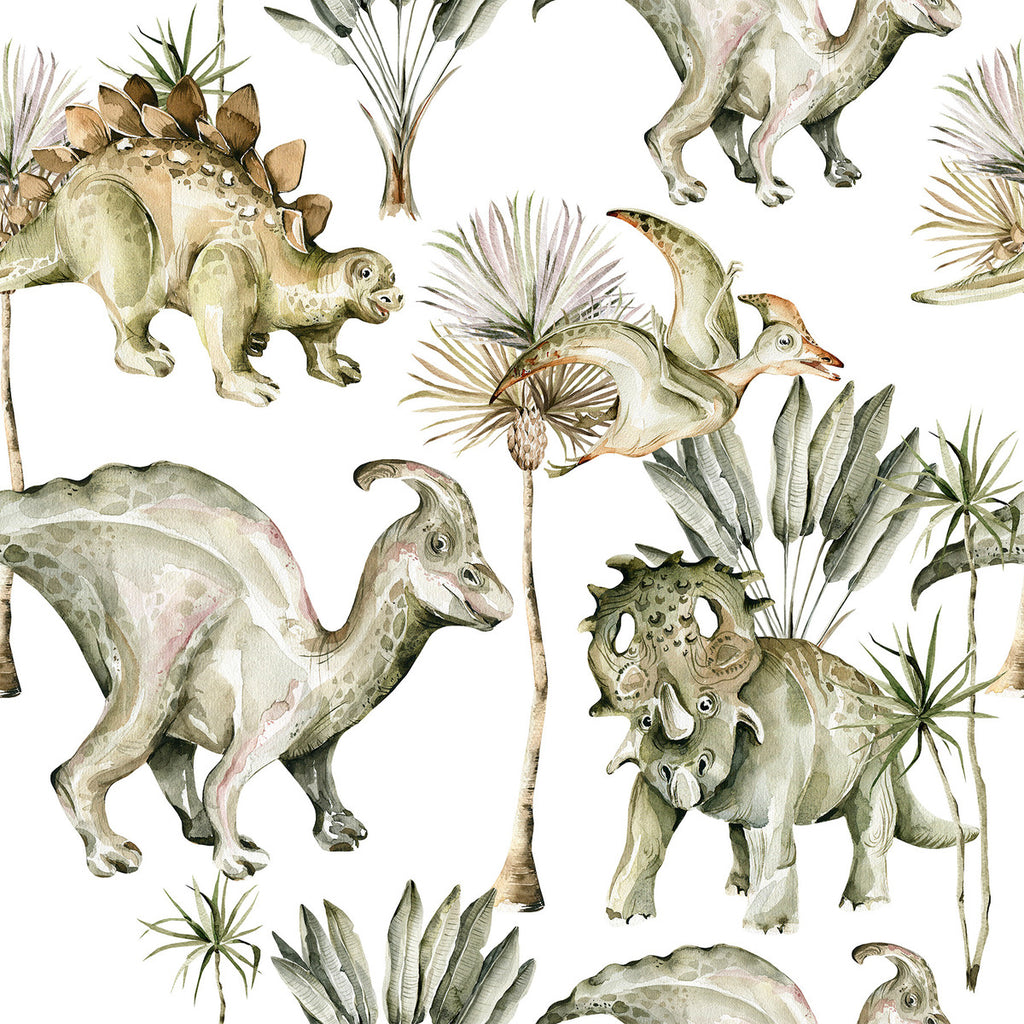 Dinosaurs Pattern Wallpaper uniQstiQ Kids