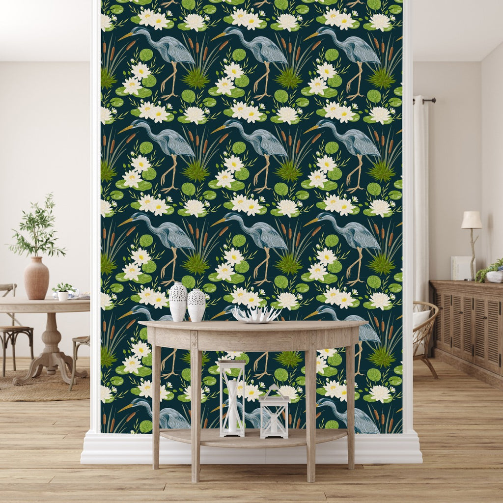 Water Lily Wallpaper  uniQstiQ Floral