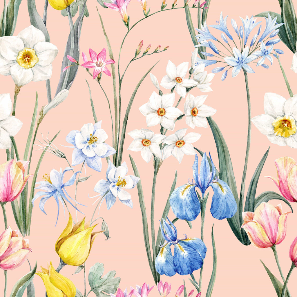 uniQstiQ Floral Dreamy Floral Wallpaper Wallpaper
