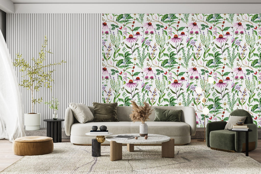 Botanical Pattern Wallpaper uniQstiQ Botanical