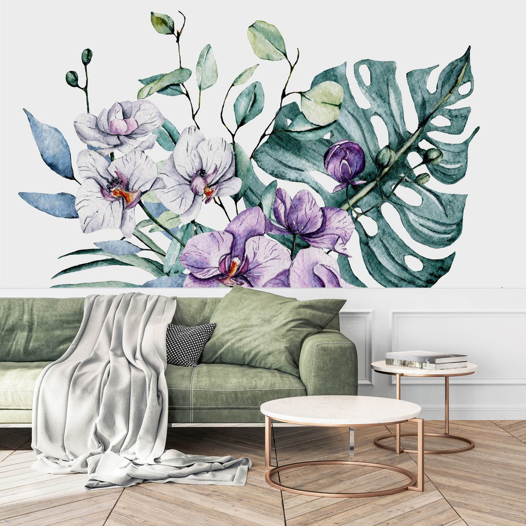 Purple Orchid Wallpaper  uniQstiQ Murals