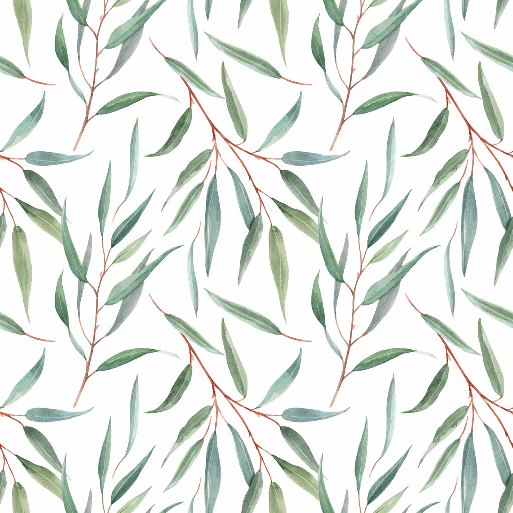 uniQstiQ Botanical Eucalyptus Branches Wallpaper Wallpaper