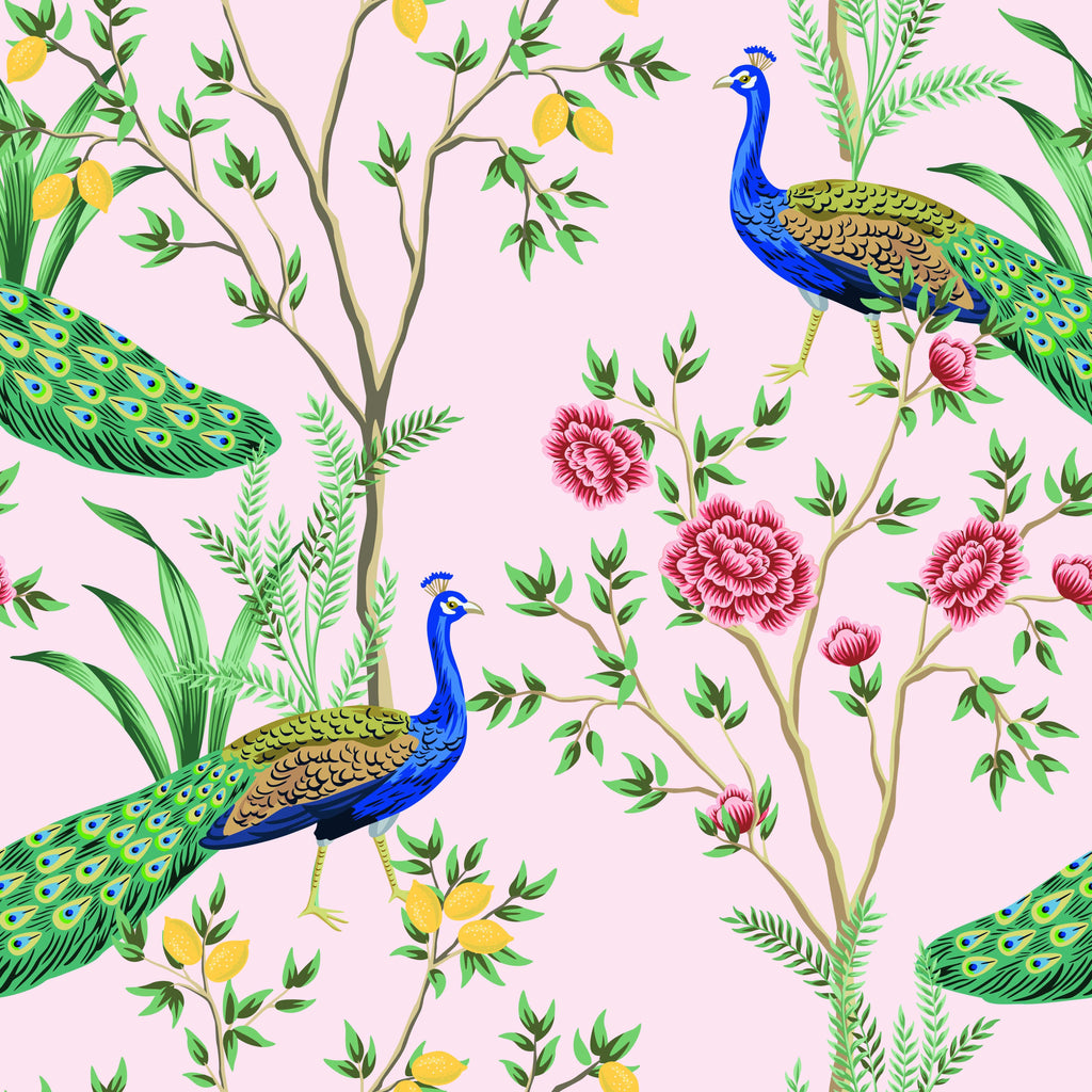 uniQstiQ Vintage Exotic Chinoiserie Pattern Wallpaper Wallpaper