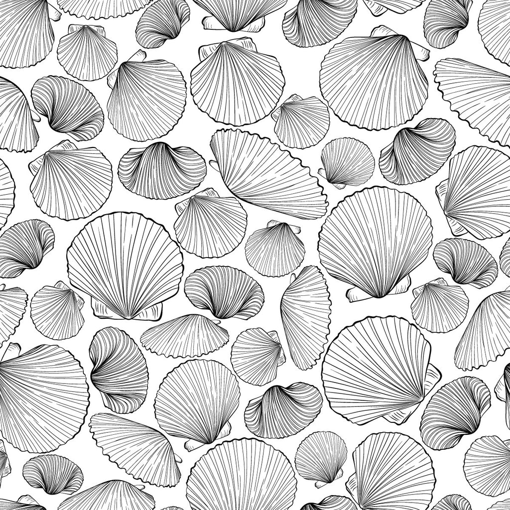 Shells Pattern Wallpaper uniQstiQ Vintage