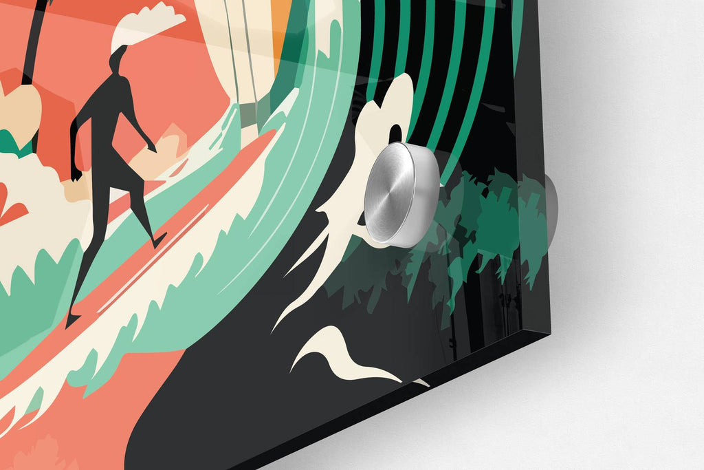 Surfing Style Set of 3 Prints Modern Wall Art Modern Artwork Image 3