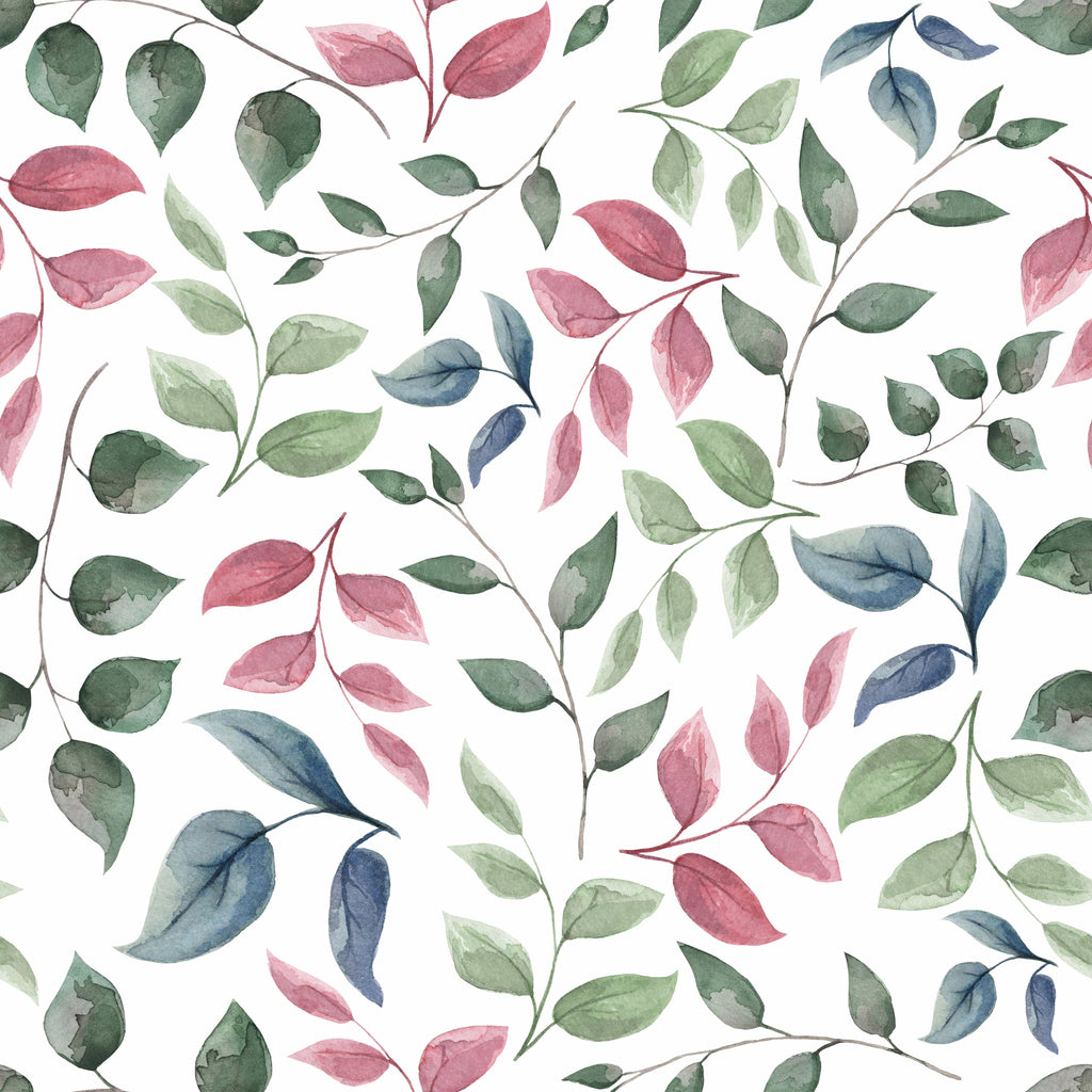 uniQstiQ Botanical Fresh Summer Leaves Wallpaper Wallpaper