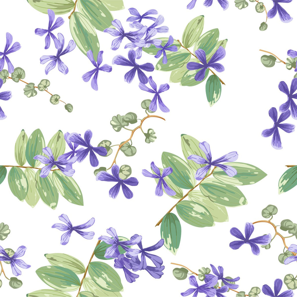 Little Purple Flowers Wallpaper