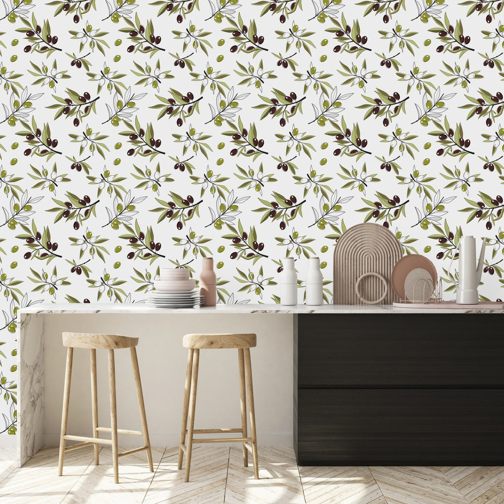 Olive's Tree Wallpaper uniQstiQ Botanical