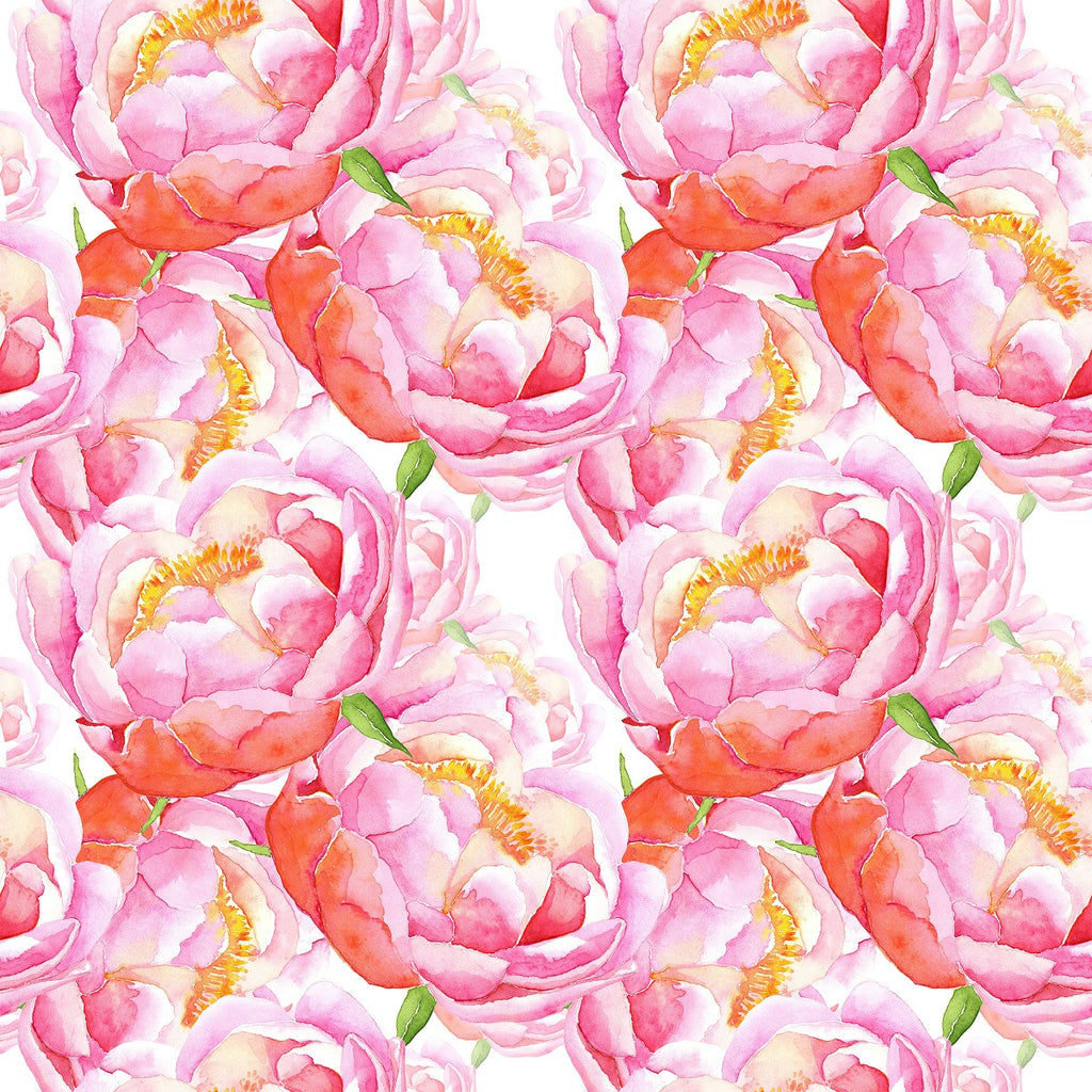 Watercolor Pink Flowers Wallpaper uniQstiQ Floral