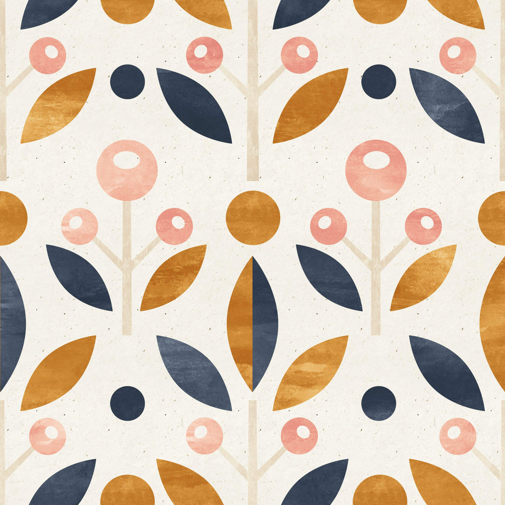 uniQstiQ Geometric Geometric Flowers Wallpaper Wallpaper