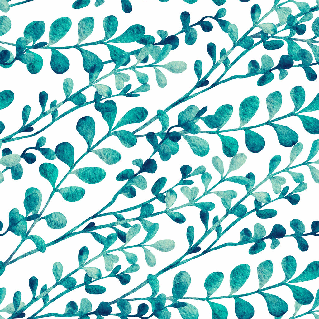 uniQstiQ Botanical Green Long Leaves Wallpaper Wallpaper
