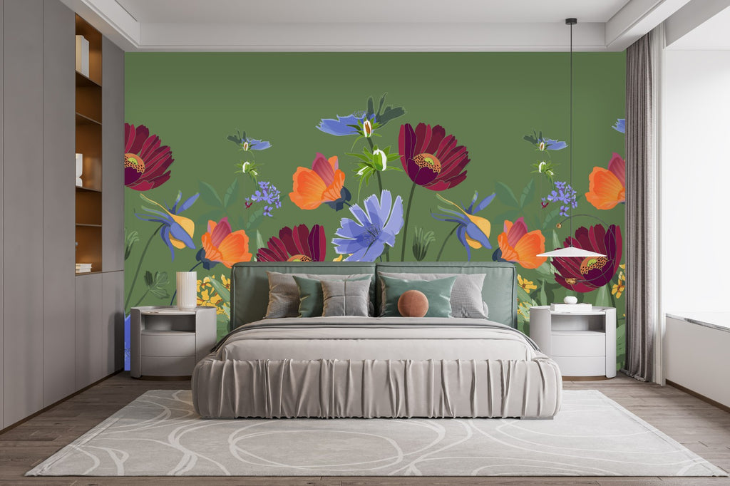 Floral Meadow Wallpaper  uniQstiQ Long Murals