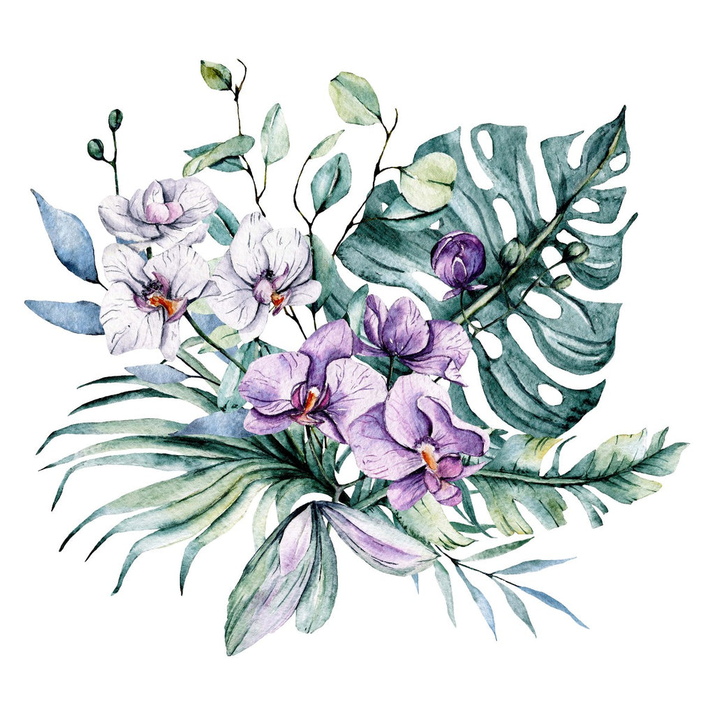 Purple Orchid Wallpaper  uniQstiQ Murals