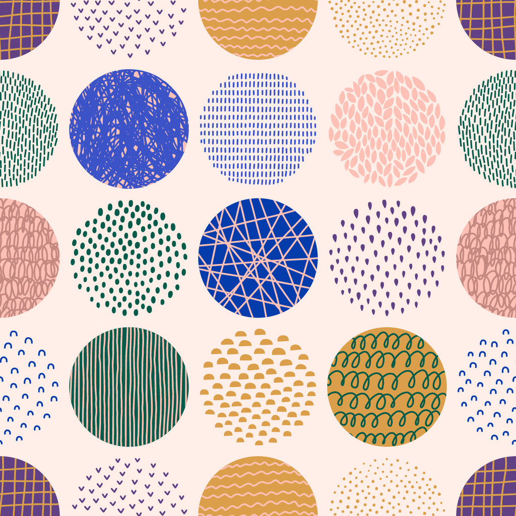 Circles Pattern Wallpaper uniQstiQ Geometric