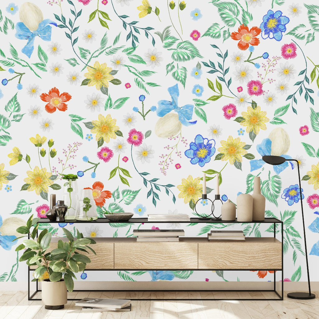 Little Summer Flowers Wallpaper uniQstiQ Murals