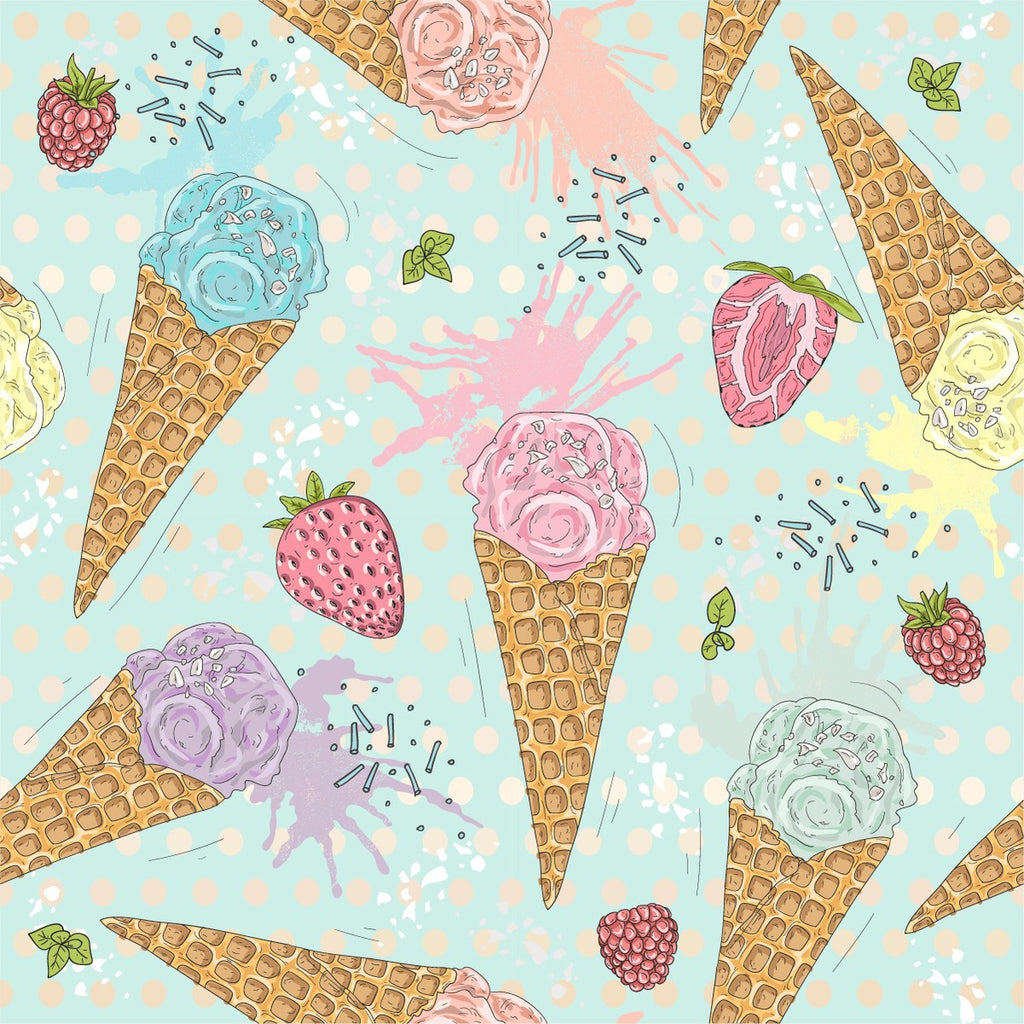 Ice cream Wallpaper  uniQstiQ Kids