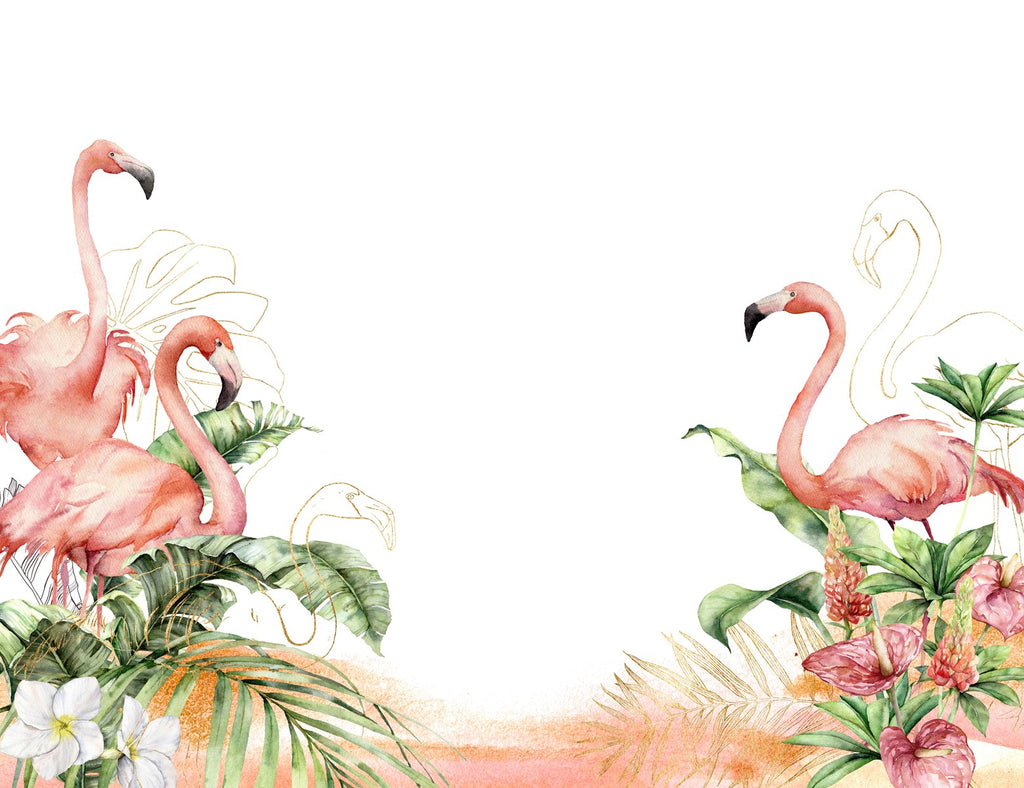 Flamingos Wallpaper uniQstiQ Long Murals