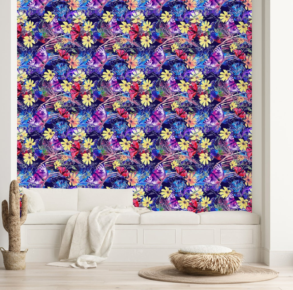 Brightly Floral Wallpaper uniQstiQ Floral