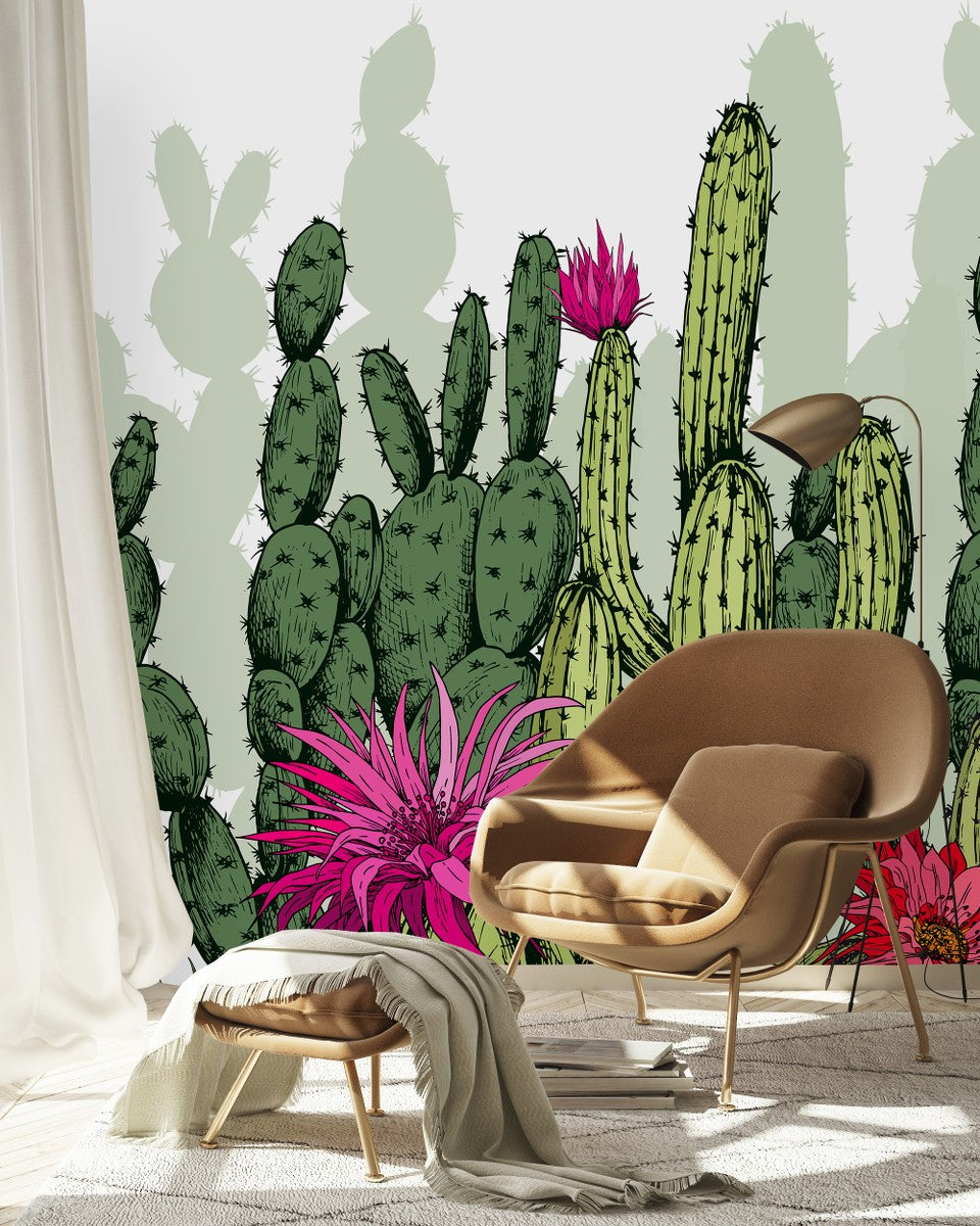 Cactus Wallpaper  Bold Alluring Cacti Design  Milton  King