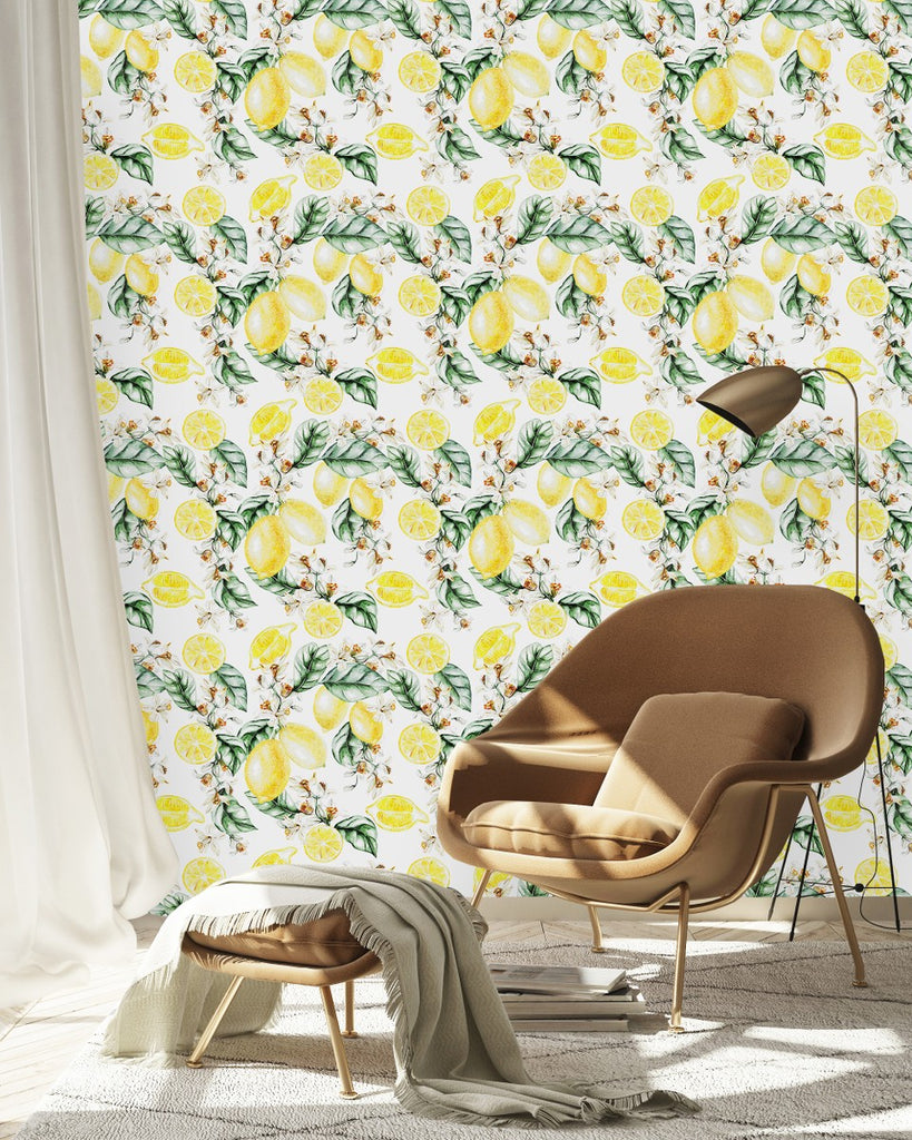 Lemon Tree Wallpaper  uniQstiQ Botanical
